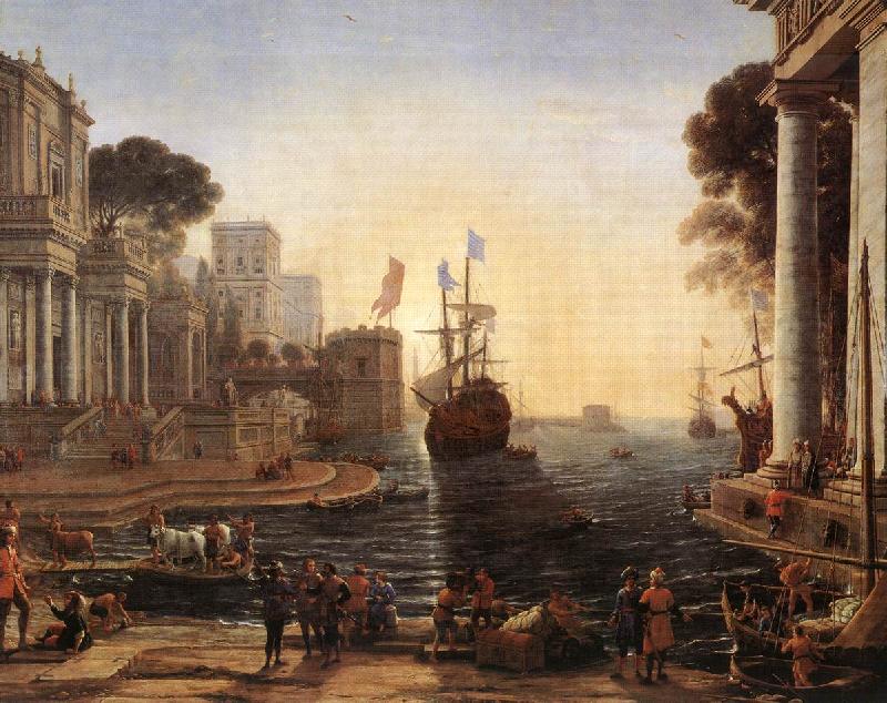 Claude Lorrain Ulysses Returns Chryseis to her Father vgh Sweden oil painting art